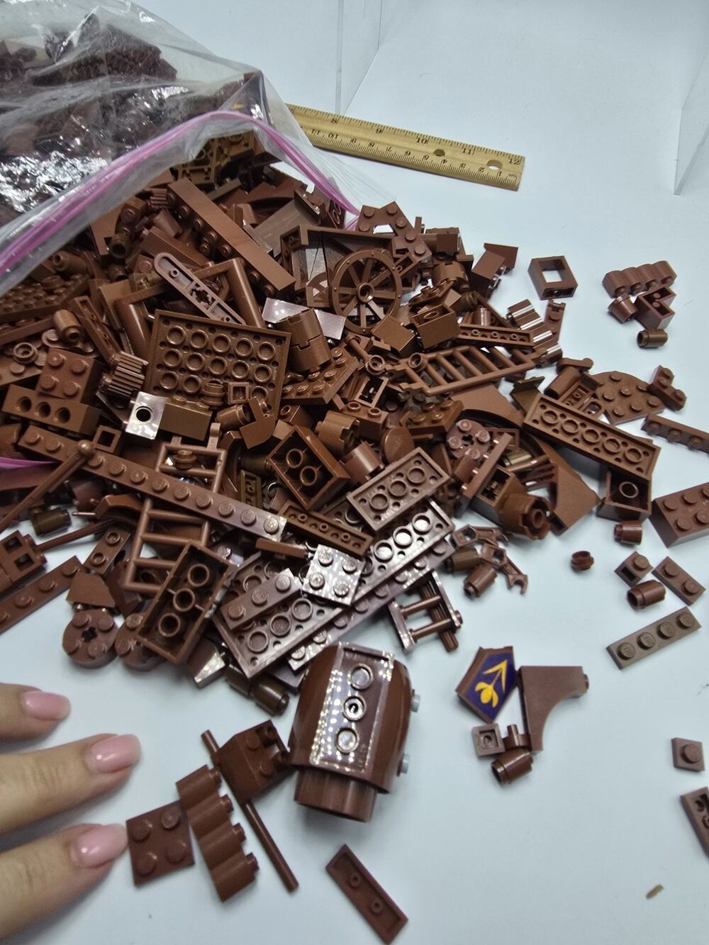 LEGO Brown Mix Pieces BUILDING Parts